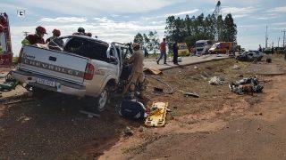 Acidente com caminhão, carreta da Havan e carro de passeio mata 4 em trecho BR-163 em MS