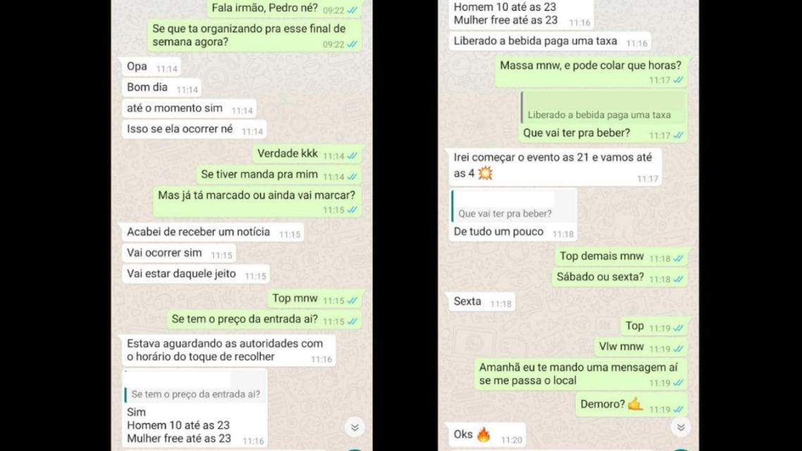 'Sabadão tem baile': Jovens marcam festas pelo whats e ignoram caos da pandemia